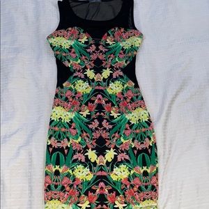 A tropical dress